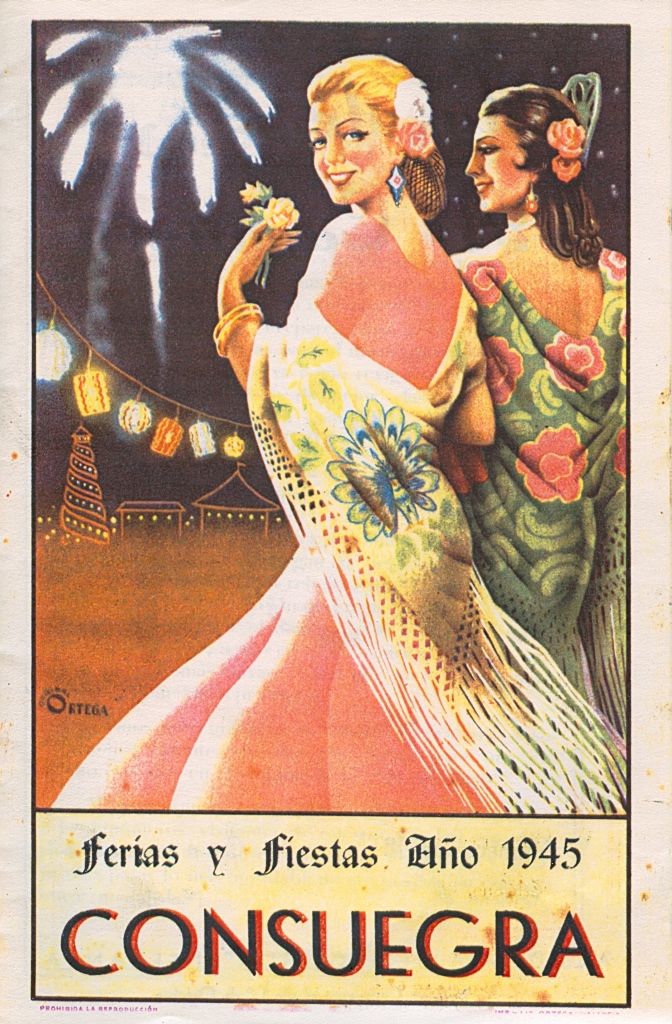 Fiestas patronales en honor al Santísimo Cristo de la Veracruz 1945 Consuegra